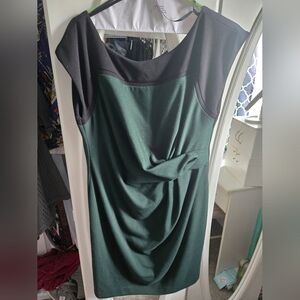 Jessica Simpson Black and Green Dress